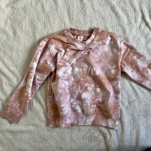 Rylee + Cru Play x Play // pink tie-dye sweatshirt // size 6-7 // EUC